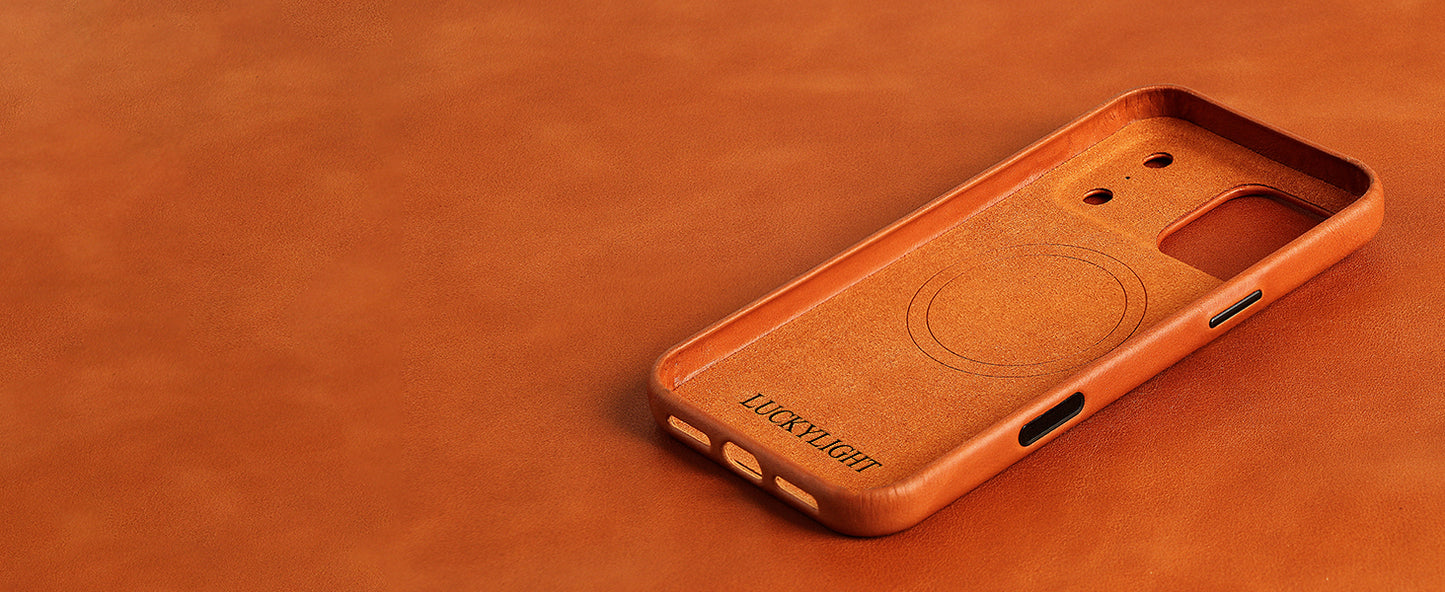 LUCKYLIGHT Leather phone case