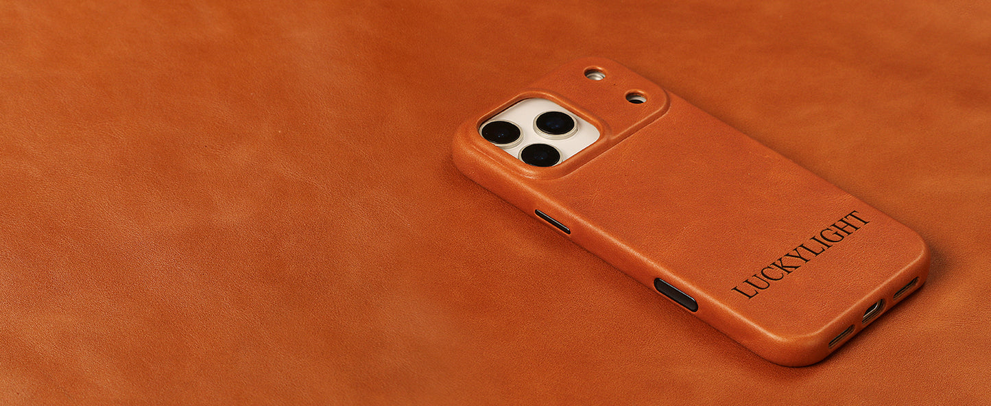 LUCKYLIGHT Leather phone case