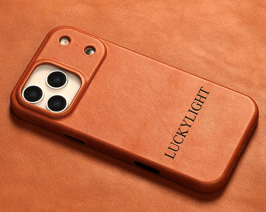 LUCKYLIGHT Leather phone case